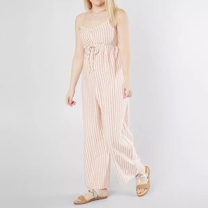 Pink Stripe Jumpsuit